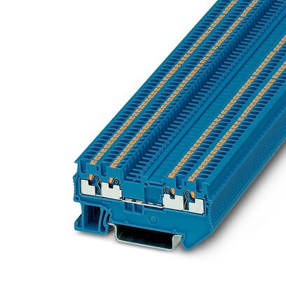 3208208 PT 1,5/S-QUATTRO BU Feed-through terminal block