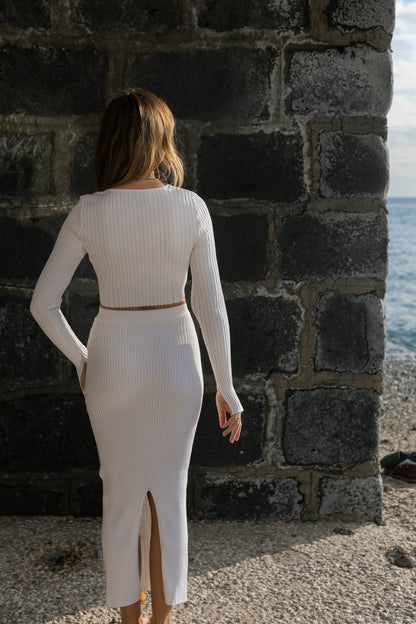 Brera Crop Top Weiß