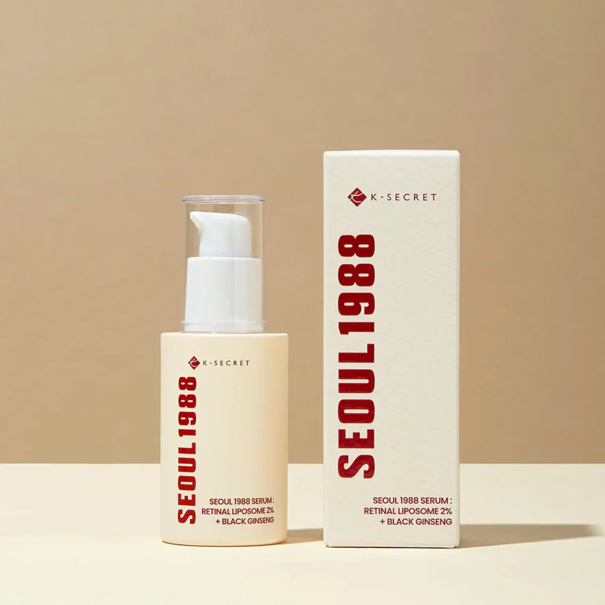 KSECRET SEOUL 1988 Serum : Retinal Liposome 2% + Black Ginseng - Anti-aging serum | 30ml