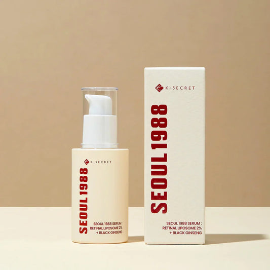 KSECRET SEOUL 1988 Serum : Retinal Liposome 2% + Black Ginseng - Anti-aging serum | 30ml