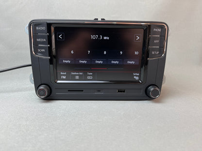 Volkswagen VW RCD 330G Wireless CarPlay and Android Car Navigation System Multimedia AUX GPS