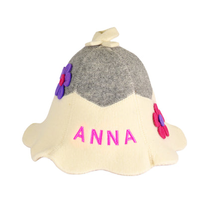 Personalized sauna hat