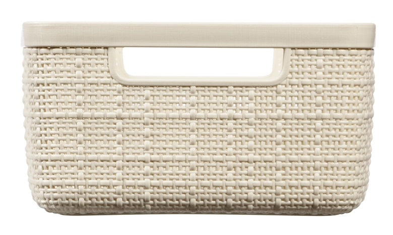 Pojemnik CURVER JUTE, 5 l, kremowy, 27×20×11 cm