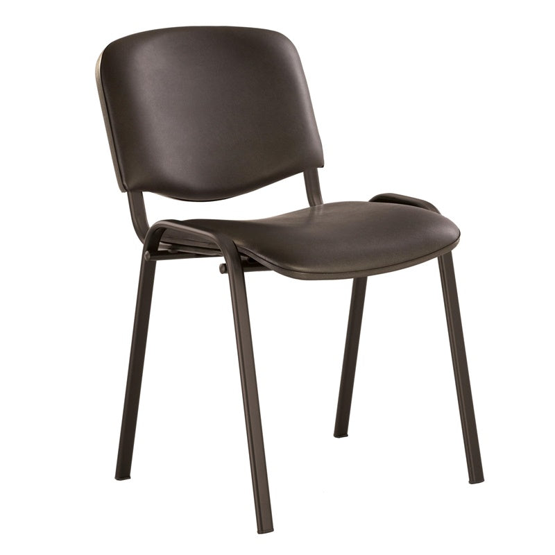 Lankytojų kėdė ISO BLACK (SENC) V-14, juoda