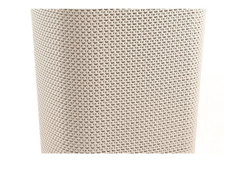 Kosz na pranie DROP 52 l, kremowy, 45x37x57 cm