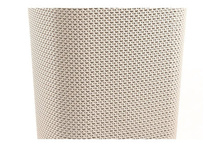 Kosz na pranie DROP 52 l, kremowy, 45x37x57 cm