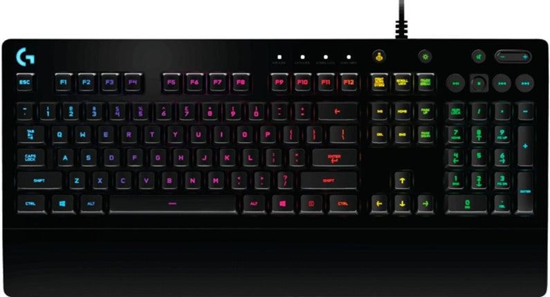 Žaidimų klaviatūra Logitech G213 Prodigy, anglų (INT), juoda