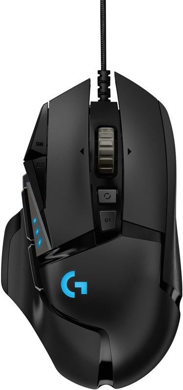 Myszka gamingowa przewodowa Logitech G502 Hero, czarna