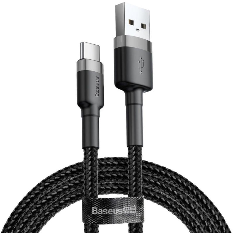 Kabel BASEUS USB TypA M, USB TypC M, 2m, czarny