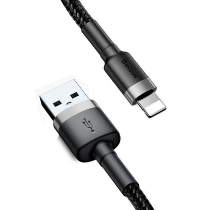 Kabel BASEUS USB typu A męski, Lightning męski, 2 m czarny CALKLF-CG1