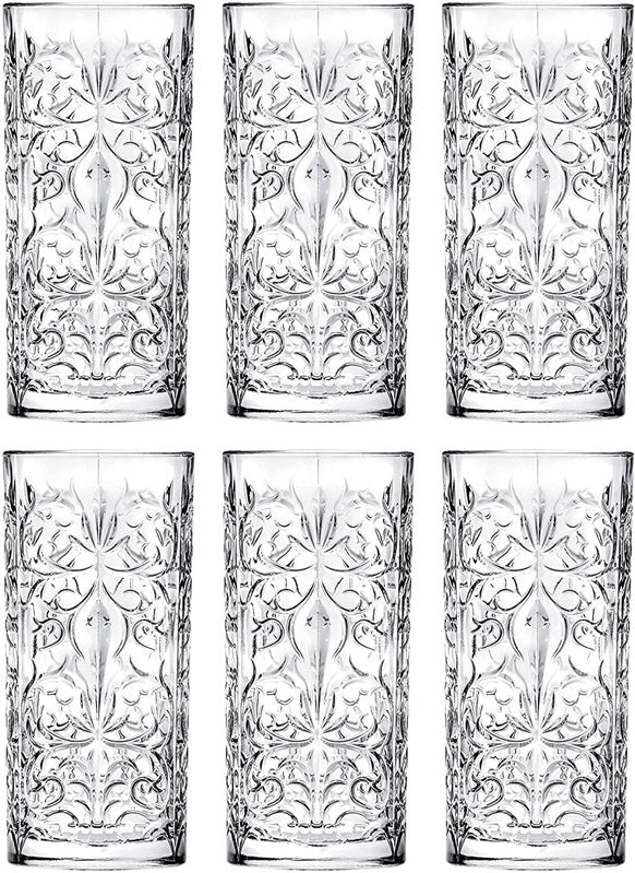 Stiklinės RCR TATTOO, 368 ml, 6 vnt.