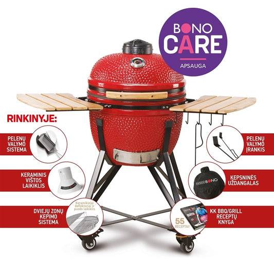 Kepsninė KAMADO BONO MEDIA, 52 cm, raudona