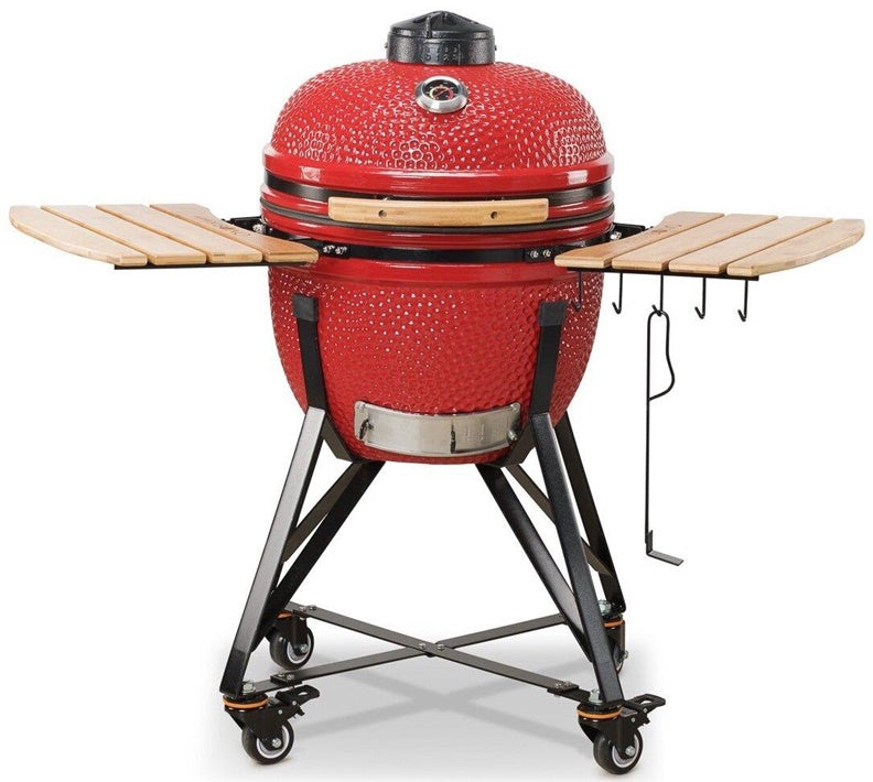 Grill KAMADO BONO MEDIA, 52 cm, czerwony