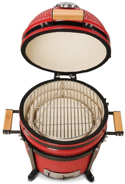 Grill KAMADO BONO MINIMO, 40 cm, czerwony