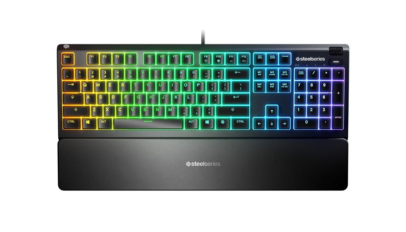 Žaidimų klaviatūra Steelseries Apex 3, anglų (US), juoda