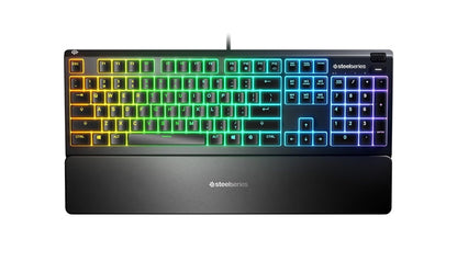 Klawiatura gamingowa Steelseries Apex 3, angielska (US), czarna