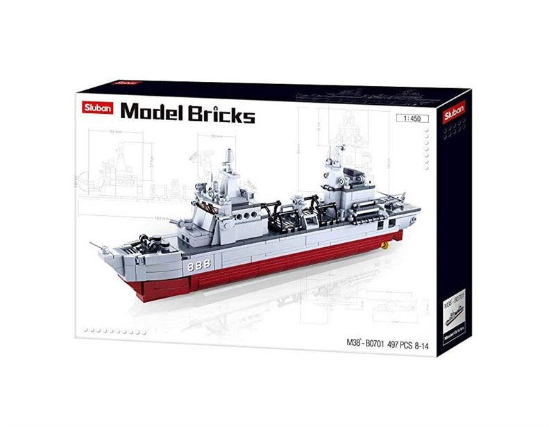 Klocki SLUBAN, okręt wojenny, M38-B0701