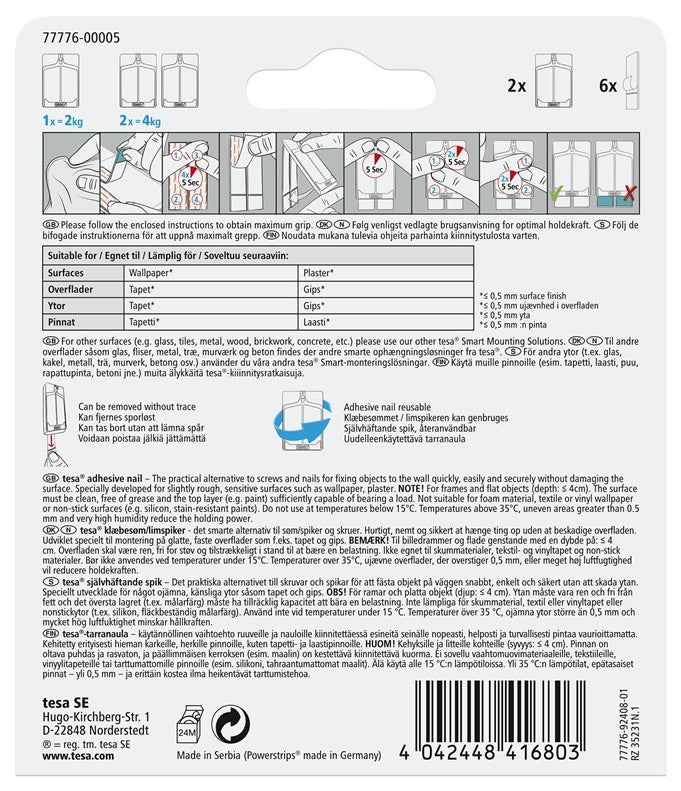 KABLIUK RĖMEL PAKAB 77776 2X2KG