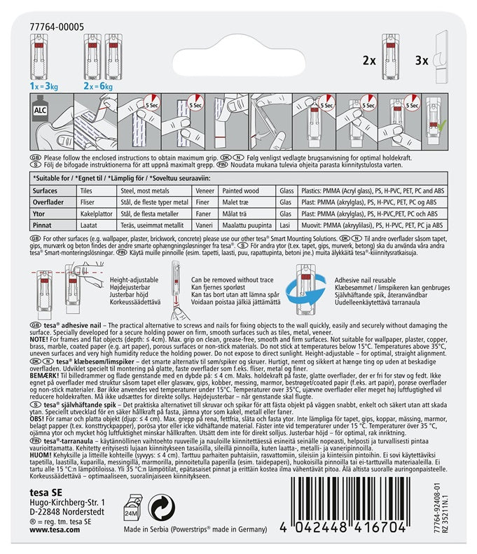 KABLIUK RĖMEL PAKAB 77764 2X3KG PLYT REG