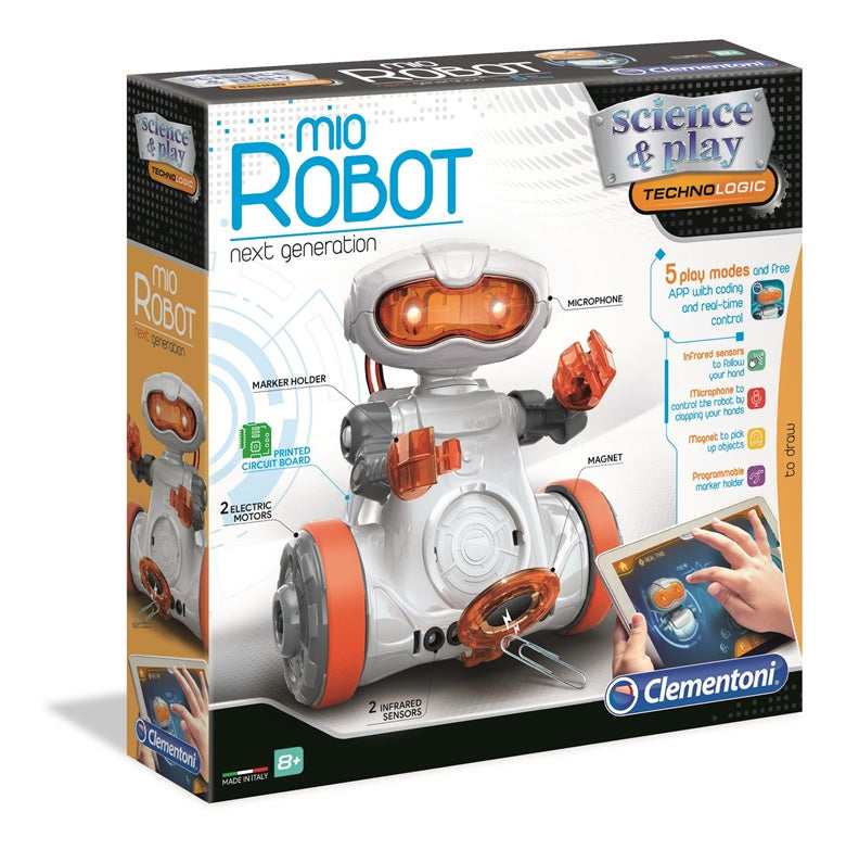 Zabawkowy robot Clementoni Mio robot 705053bl