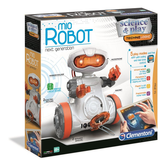 Zabawkowy robot Clementoni Mio robot 705053bl