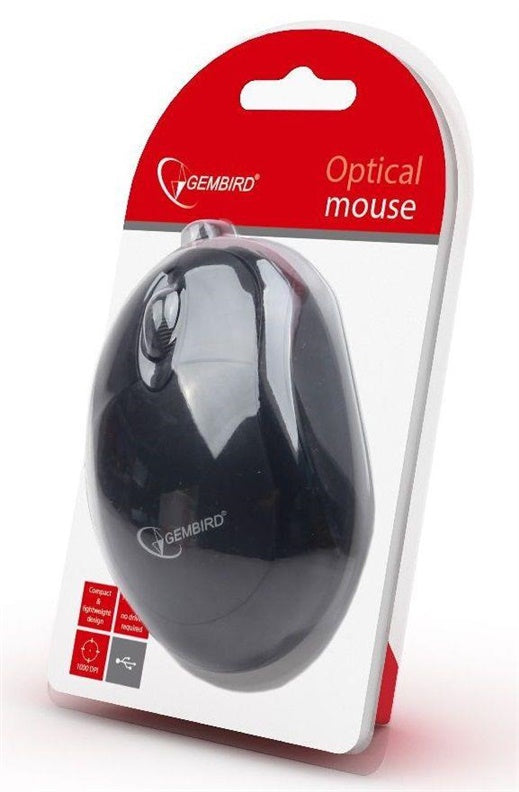 Pelė Gembird MUS-U-01 Mouse Black