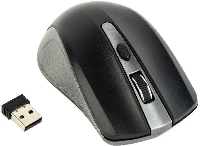 Belaidė kompiuterio pelė GEMBIRD MUSW-4B-04, juoda, pilka