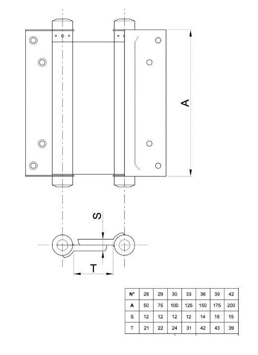Lankstas durims IBFM 108029, bronzos