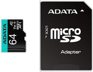 ADATA Premier Pro 64GB microSDXC UHS-I Class 10 z adapterem