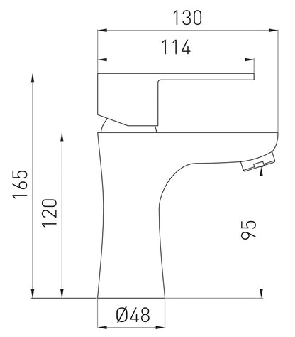Bateria umywalkowa Cordoba BCD2