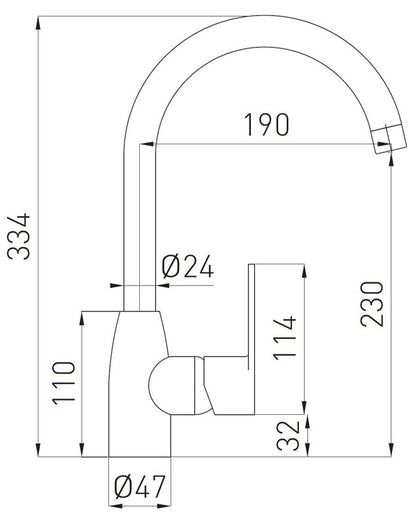 Virtuvinis maišytuvas Cordoba BCD4