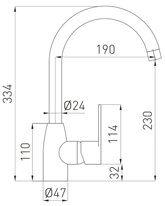 Virtuvinis maišytuvas Cordoba BCD4