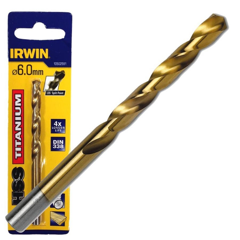 Metalo grąžtas IRWIN HSS PRO TITAN, 7X109 mm