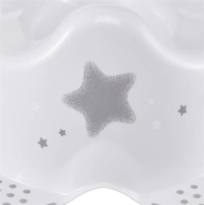 Vaikiškas naktipuodis Stars, neslystantis, baltas