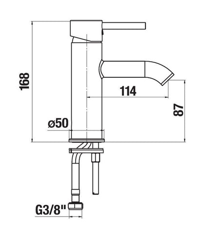 Bateria umywalkowa Jika Mio S H3112F10041101