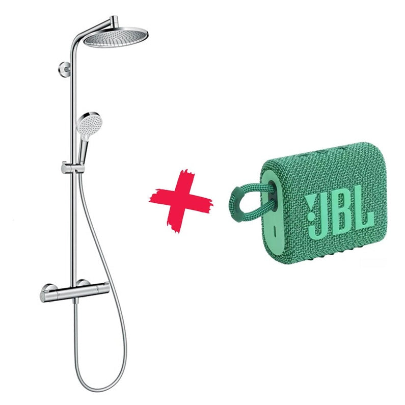 Termostatinis dušo komplektas Hansgrohe 26781000 + JBL