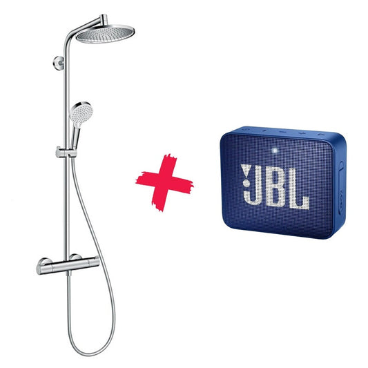 Termostatinis dušo komplektas Hansgrohe 26781000 + JBL