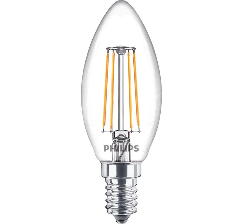 Lemputė Philips LED filamentinė, B35, E14, 4.3W, 470lm,2700K