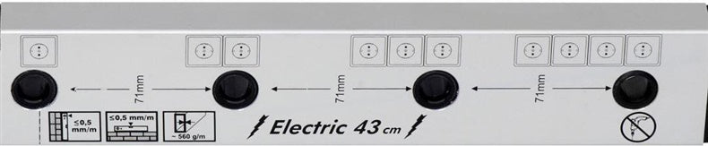 Gulsčiukas elektrikams KOVINE,  430 mm