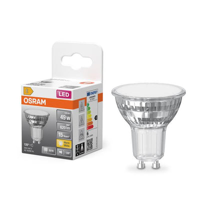 Żarówka LED Osram PAR16 120°, 5.6W, GU10, 2700K, 620lm
