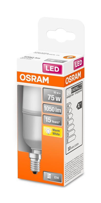 Lemputė Osram LED, S15, 2700 °K, E14, 10 W, 1055 lm