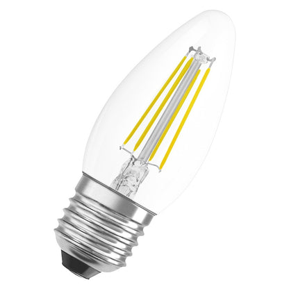 ŻARÓWKA OSRAM LED FILAMENTOWA,B35, E27, 3.4/4W, 470LM, 2700K