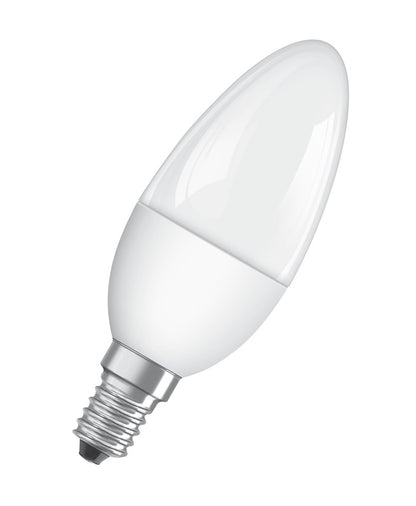 LED lemputė Osram, B35, 5W, E14, 827, 470lm, dim, mat