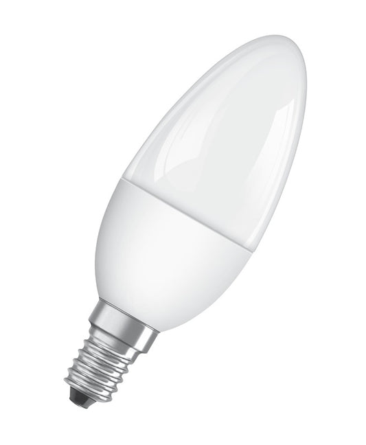 LED lemputė Osram, B35, 5W, E14, 827, 470lm, dim, mat