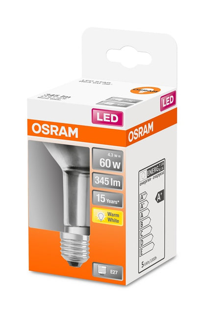 Żarówka Osram LED, R63, E27, 4,3 W, 345 lm, 2700 K