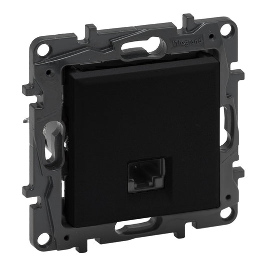 Gniazdo komputerowe LEGRAND NILOE STEP, CAT6, czarne