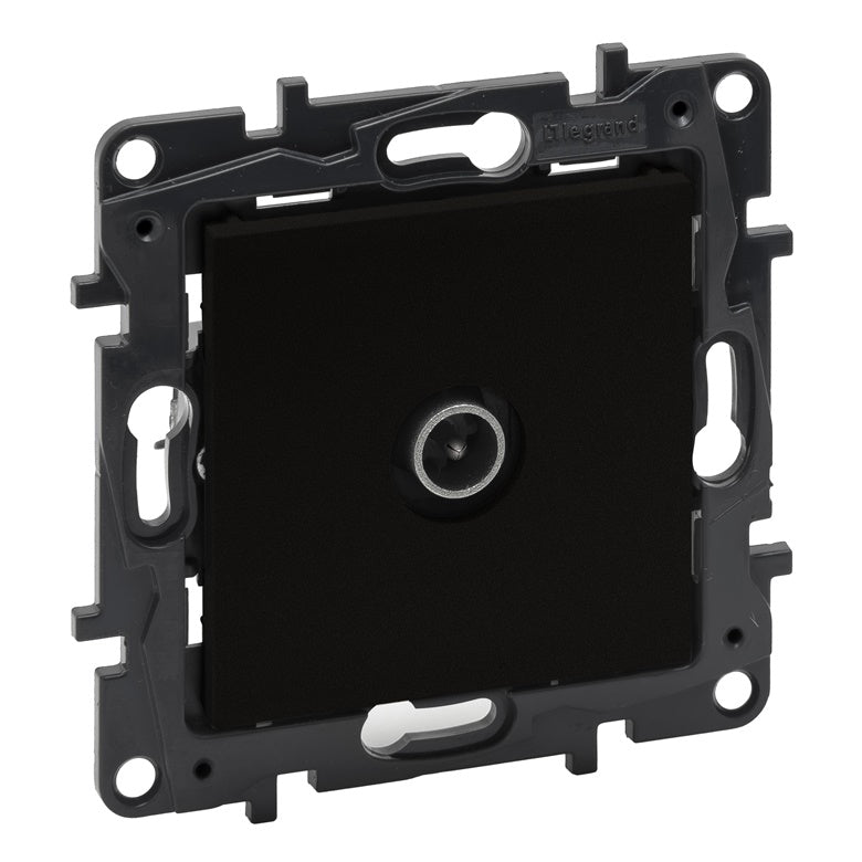 Antenos lizdas LEGRAND NILOE STEP, juodos spalvos