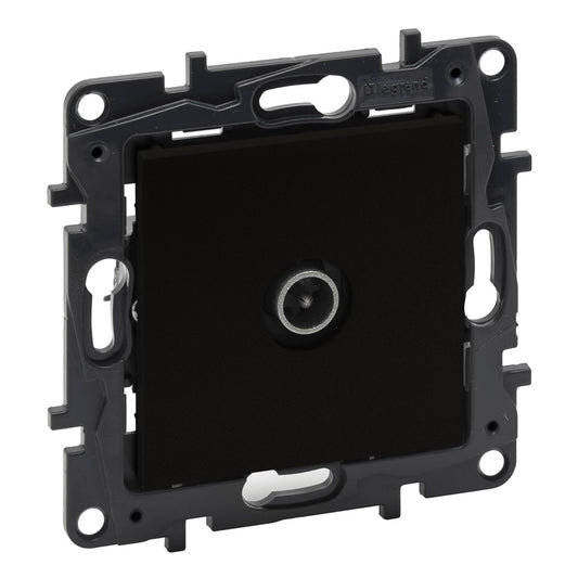 Antenos lizdas LEGRAND NILOE STEP, juodos spalvos