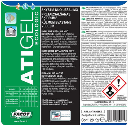 Skystis nuo užšalimo, Facot ANTIK028S, 28 l