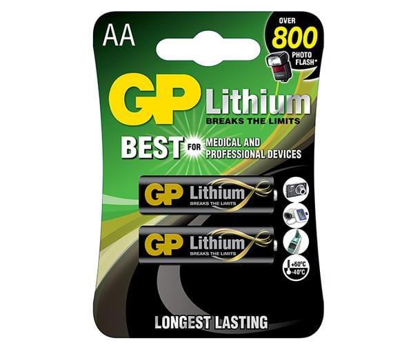 Baterie GP LITHIUM AA/LR06, 1,5V, 2 szt.